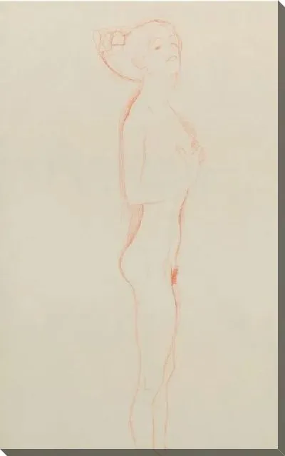 Картина Обнаженная девушка стоит (1906)