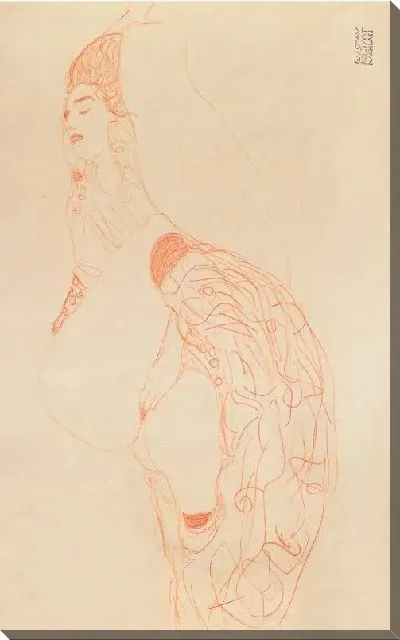 Картина Лежащая полуобноженной (1912)