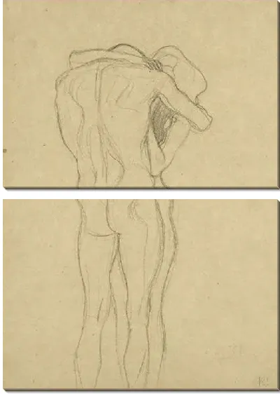 Картина Стоящая голая пара (1901)