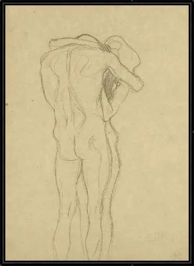 Картина Стоящая голая пара (1901)