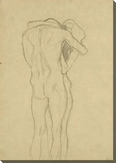 Картина Стоящая голая пара (1901)