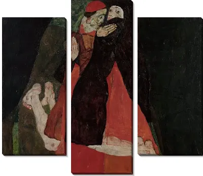 Картина Кардинал и монашка (нежность) (1912)