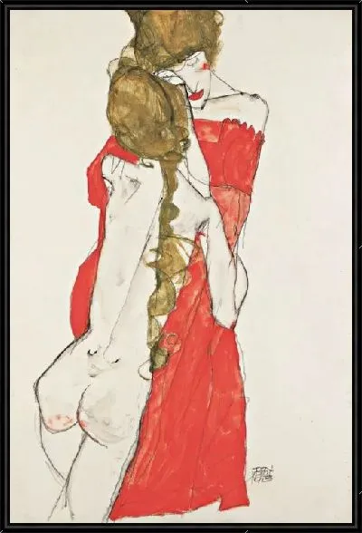 Картина Мать и дочь (1913)