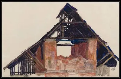 Картина Старый кирпичный дом (1913)