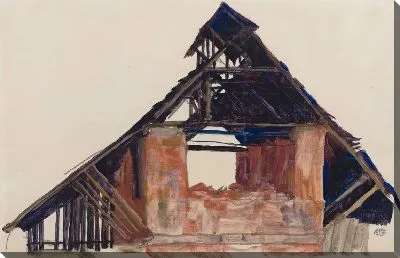 Картина Старый кирпичный дом (1913)