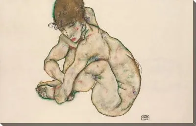 Картина Крадущаяся обнаженная (1914)