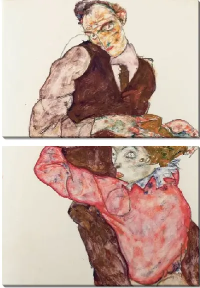 Картина Любовники (1914/1915)