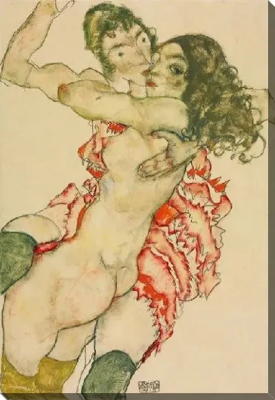 Картина Объятия (1915)