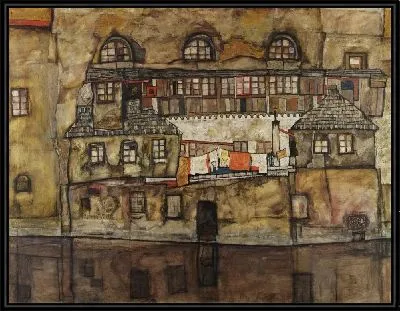 Стена дома над рекой (1915)