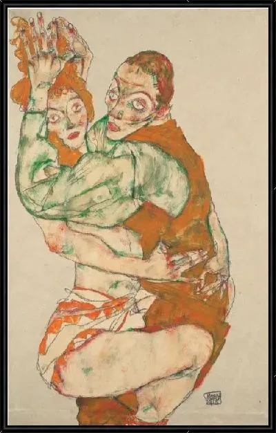Картина Занятия любовью (1915)