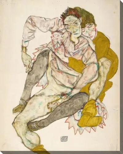 Картина Сидящая пара (1915)