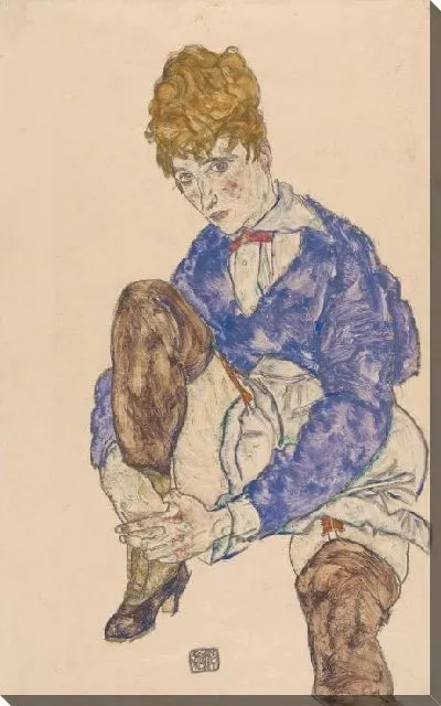 Картина Портрет сидящей жены художника (1917)