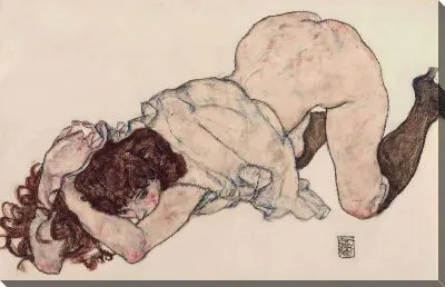 Картина Обнаженная на коленях (1917)