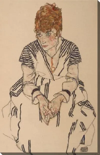 Картина Портрет невестки художника Адель Хармс (1917)