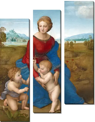 Картина Мадонна в зелени (Мадонна Бельведерская) (1505/1506)