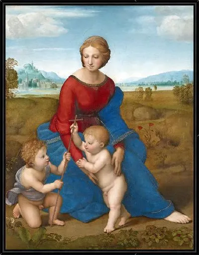 Картина Мадонна в зелени (Мадонна Бельведерская) (1505/1506)