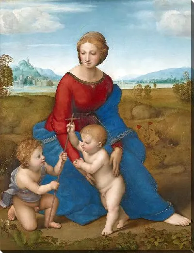 Картина Мадонна в зелени (Мадонна Бельведерская) (1505/1506)