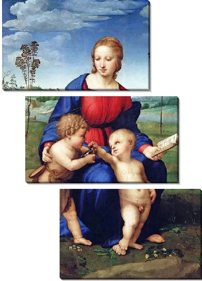 Картина Мадонна со щеглом (1505 - 1506)