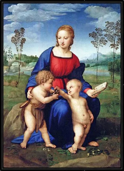 Картина Мадонна со щеглом (1505 - 1506)