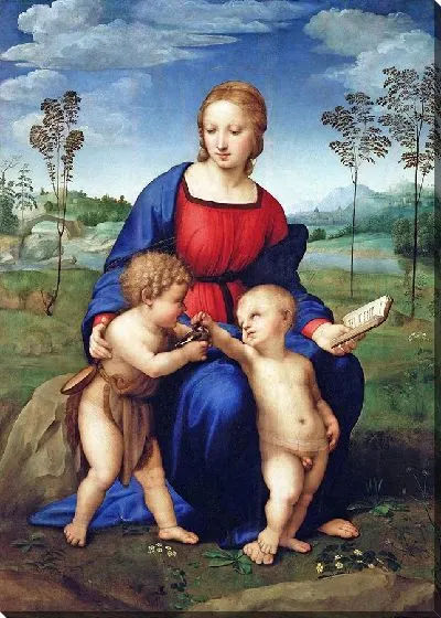 Картина Мадонна со щеглом (1505 - 1506)