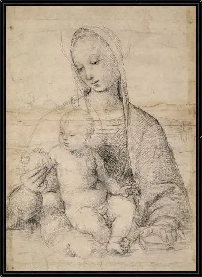 Картина Мадонна с гранатом (1504)