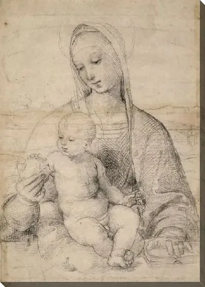 Картина Мадонна с гранатом (1504)