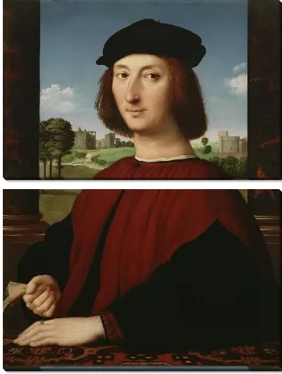 Картина Портрет молодого человека в красном (1505)