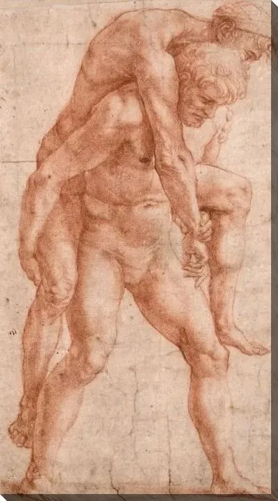 Картина Молодой человек, несущий старика на спине (1516)