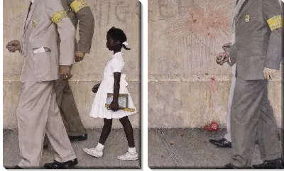 Картина Проблема, с которой мы живем (1963)