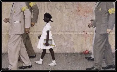 Картина Проблема, с которой мы живем (1963)