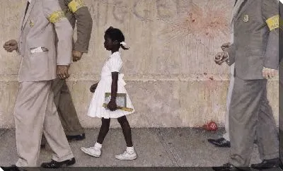 Картина Проблема, с которой мы живем (1963)