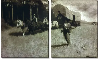 Картина Объезд с Даниэлем Бун (1914)