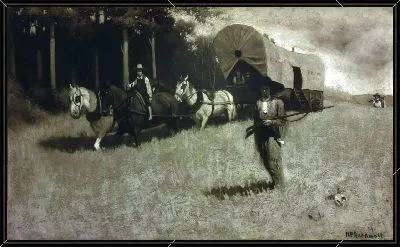 Картина Объезд с Даниэлем Бун (1914)