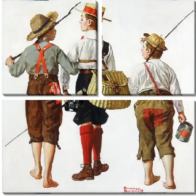 Картина Путешествие рыбаков (1919)