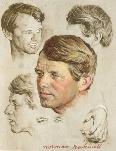 Картина Портрет Роберта Ф. Кеннеди (1968)