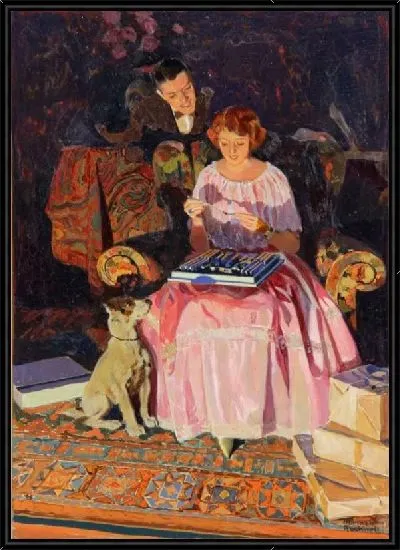 Картина Первое серебро у семьи (1923)