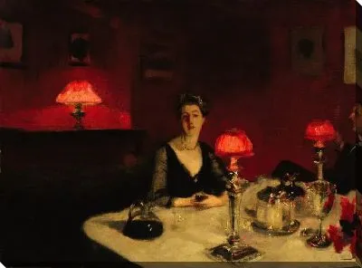 Картина Обеденный стол в ночное время (1884)