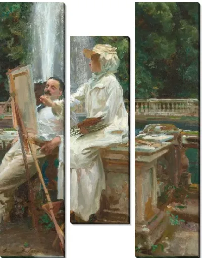 Картина Фонтан, Италия (1907)