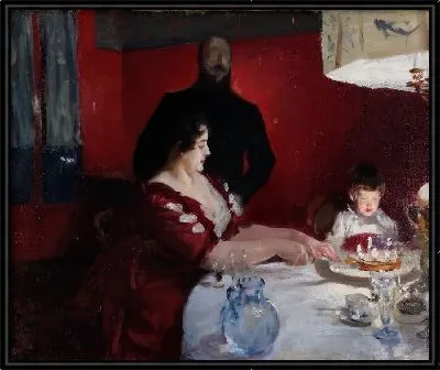 Картина День рождения (1887)