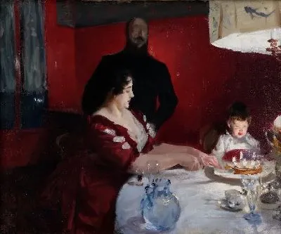 Картина День рождения (1887)