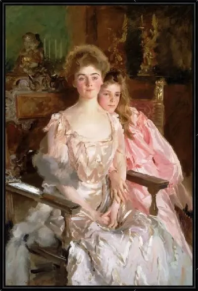 Картина Госпожа Фиск Уоррен и ее дочь Рейчел (1903)
