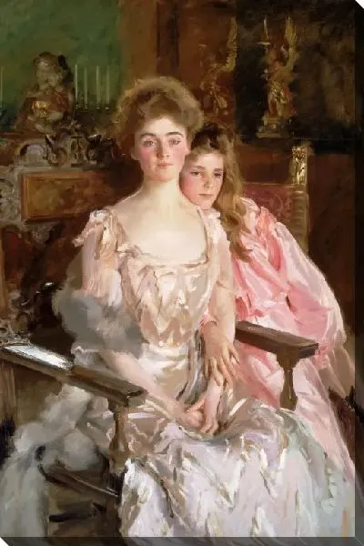 Картина Госпожа Фиск Уоррен и ее дочь Рейчел (1903)