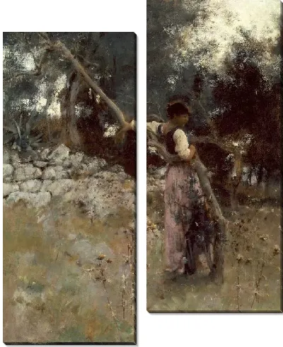 Картина Девушка (1878)