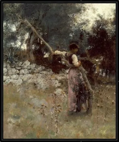 Картина Девушка (1878)