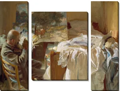 Картина Художник в своей студии (1904)