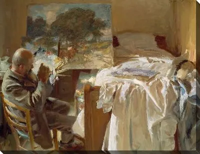 Картина Художник в своей студии (1904)