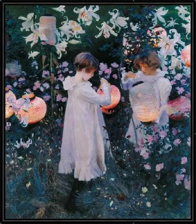 Гвоздики, Лилии, Розы (1885)