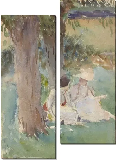 Картина Под ивами (1888)