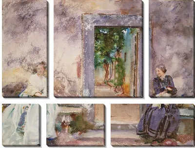 Картина Стены сада (1910)