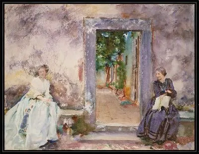 Картина Стены сада (1910)
